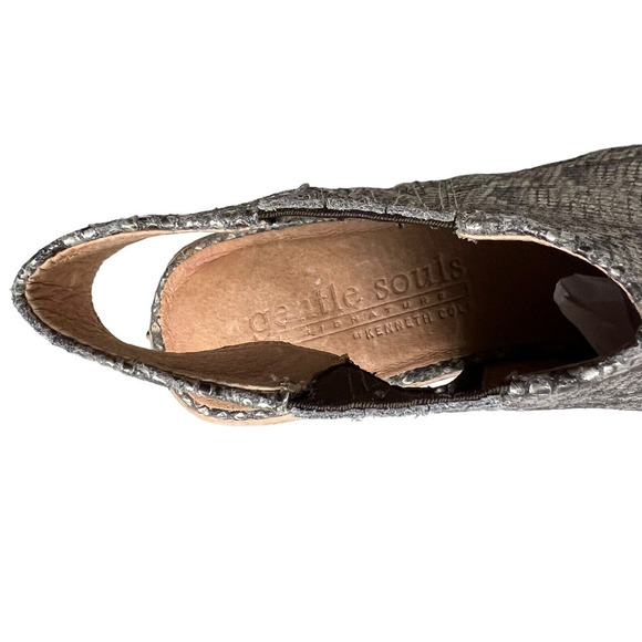 Gentle Souls Harlie Bootie Leather Snake Embossed Slingback Women‎ Size 9.5M - Picture 8 of 10